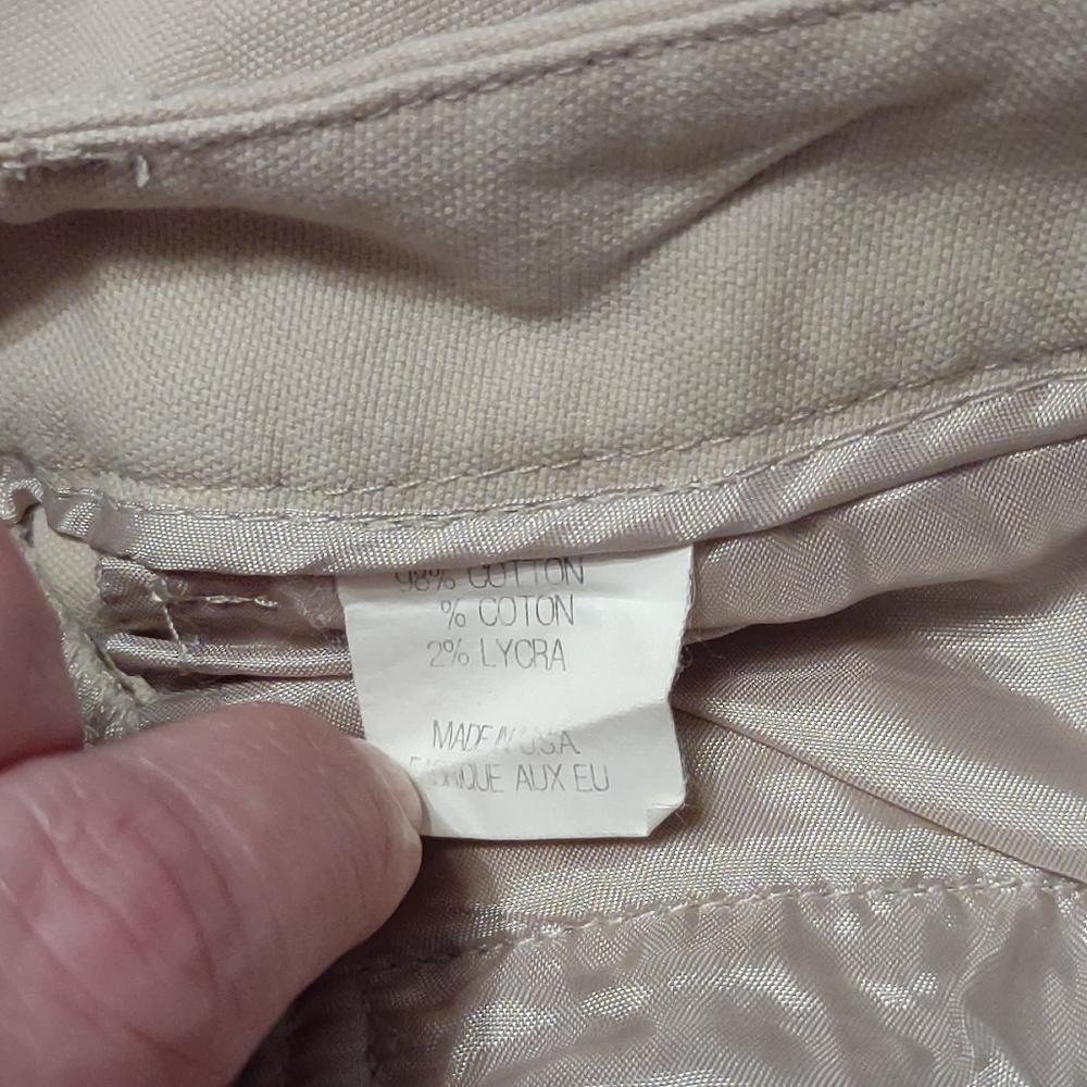 Theory Palmer Khaki Bermuda Shorts - Picture 6 of 7